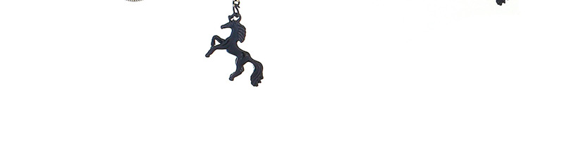 Fashion Black Hanging Neck Animal Horse Glasses Chain,Sunglasses Chain