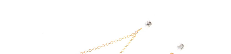 Fashion Gold Non-slip Metal Geometric Round Glasses Chain,Sunglasses Chain