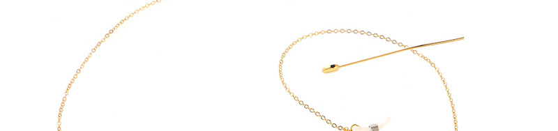 Fashion Gold Non-slip Metal Geometric Round Glasses Chain,Sunglasses Chain