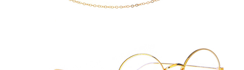 Fashion Gold Non-slip Metal Diamond Diamond Chain,Sunglasses Chain
