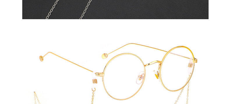 Fashion Silver Non-slip Metal Geometric Square Glasses Chain,Sunglasses Chain