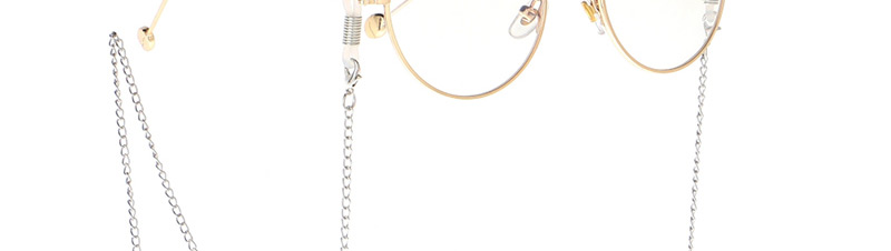 Fashion Silver Non-slip Nest Pearl Metal Glasses Chain,Sunglasses Chain