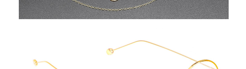 Fashion Gold Non-slip Metal Crown Angel Moon Glasses Chain,Sunglasses Chain