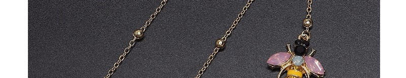 Fashion Gold Diamond Bee Color Retaining Bead Metal Chain Glasses Chain,Sunglasses Chain
