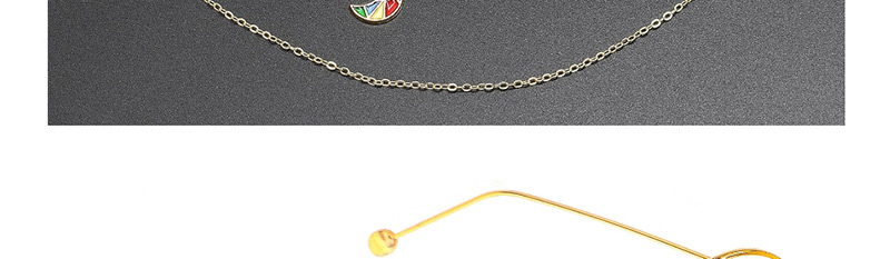 Fashion Gold Non-slip Metal Stitching Moon Glasses Chain,Sunglasses Chain
