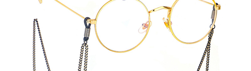 Fashion Black Hanging Neck Large Triangle Chain Glasses Chain,Sunglasses Chain