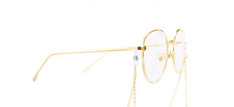 Fashion Gold Non-slip Metal Heart Flag Glasses Chain,Sunglasses Chain