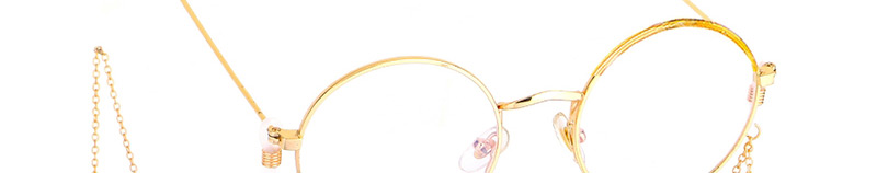 Fashion Silver Metal Geometric Round Non-slip Glasses Chain,Sunglasses Chain