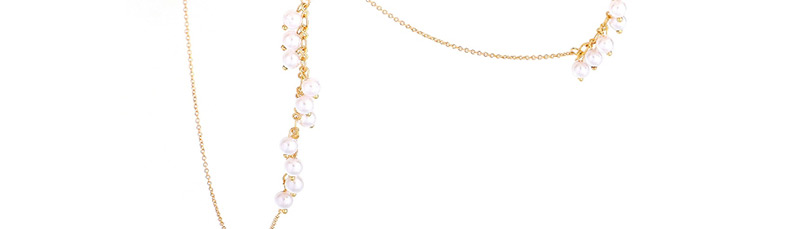 Fashion Gold Fringed 6mm Large Pearl Chain Glasses Chain,Sunglasses Chain