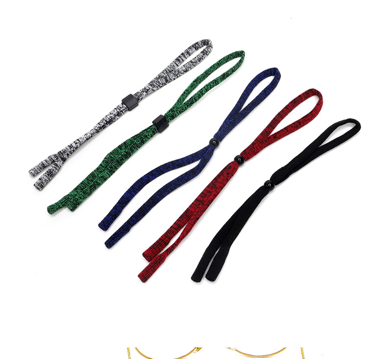 Fashion White High Elastic Round Rope Anti-skid Glasses Chain,Sunglasses Chain