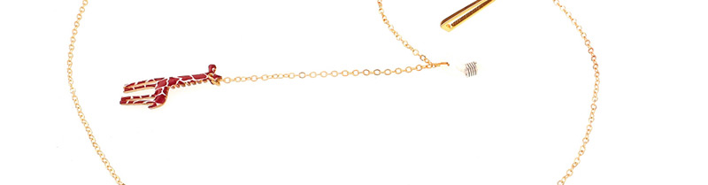 Fashion Gold Non-slip Metal Animal Giraffe Glasses Chain,Sunglasses Chain