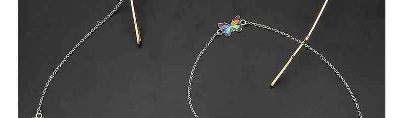 Fashion Silver Animal Multicolored Butterfly Engraved Chain Metal Glasses Chain,Sunglasses Chain