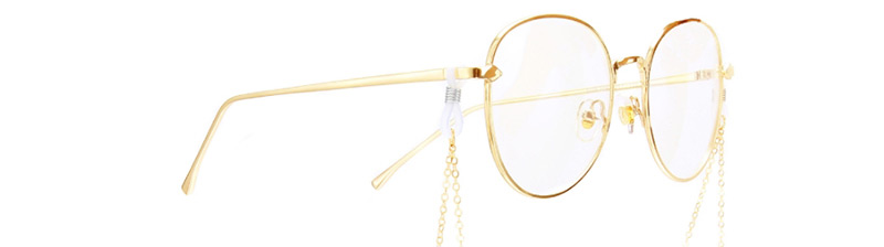 Fashion Gold Non-slip Metal Santa Glasses Chain,Sunglasses Chain