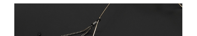 Fashion Black Hanging Neck And Arrow Through The Chain Of Glasses Chain,Sunglasses Chain