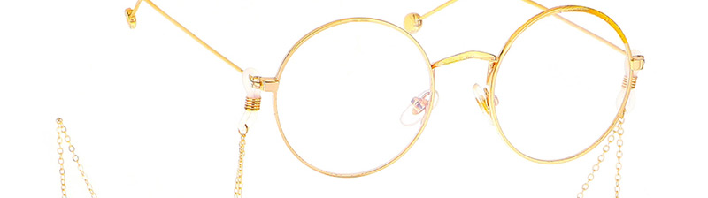 Fashion Gold Non-slip Metal Triangle Zircon Glasses Chain,Sunglasses Chain