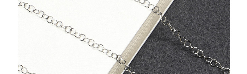 Fashion Silver Stainless Steel O Word Chain Color Protection Non-slip Glasses Chain,Sunglasses Chain