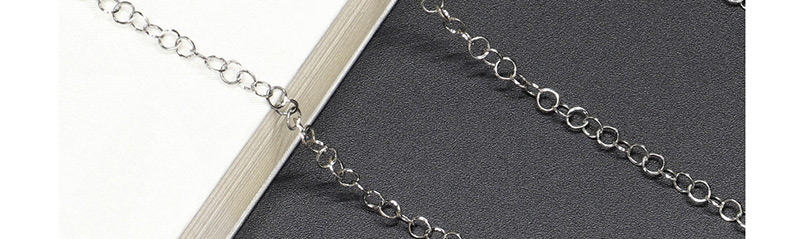 Fashion Silver Stainless Steel O Word Chain Color Protection Non-slip Glasses Chain,Sunglasses Chain