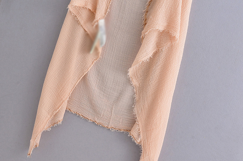 Fashion Pink Solid Pleated Silk Scarf Shawl,Thin Scaves