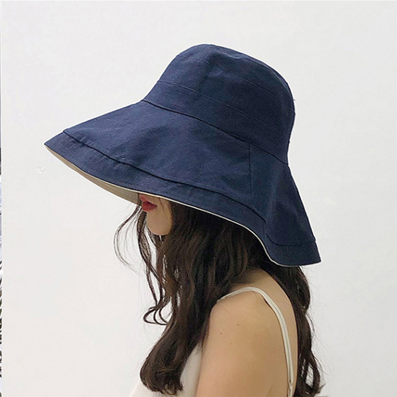 Fashion Purple Double-sided Fisherman Hat,Sun Hats