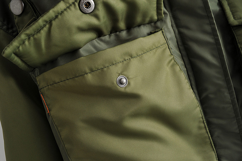 Fashion Army Green Short Stitching Jacket Coat,Coat-Jacket