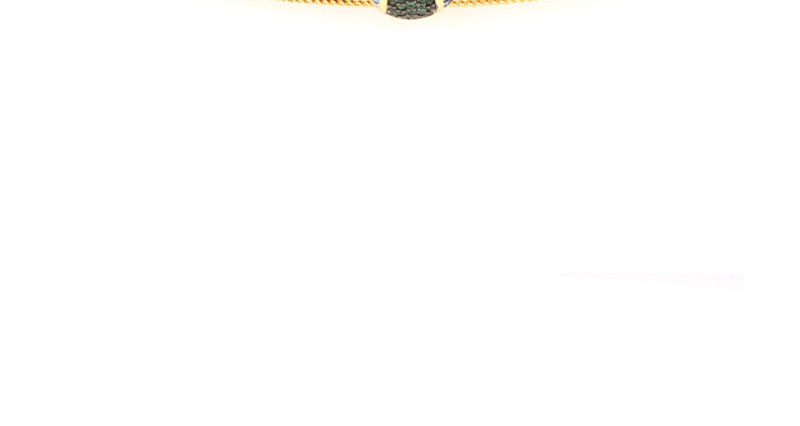 Fashion Gold Micro-inlaid Zircon Ladybug Real Gold Color Bracelet,Bracelets