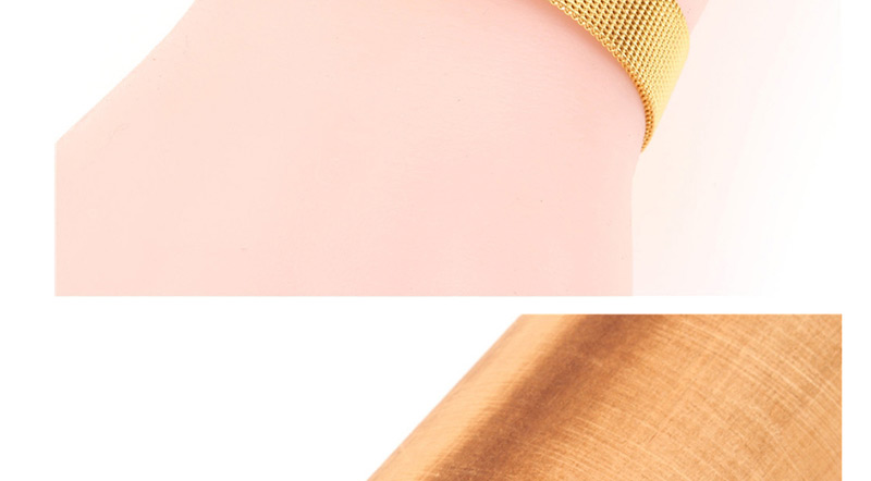 Fashion Gold Palm Inlaid Zircon Stainless Steel Gold Color Bracelet,Bracelets