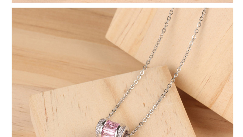 Fashion Purple Zircon Bead Necklace,Necklaces