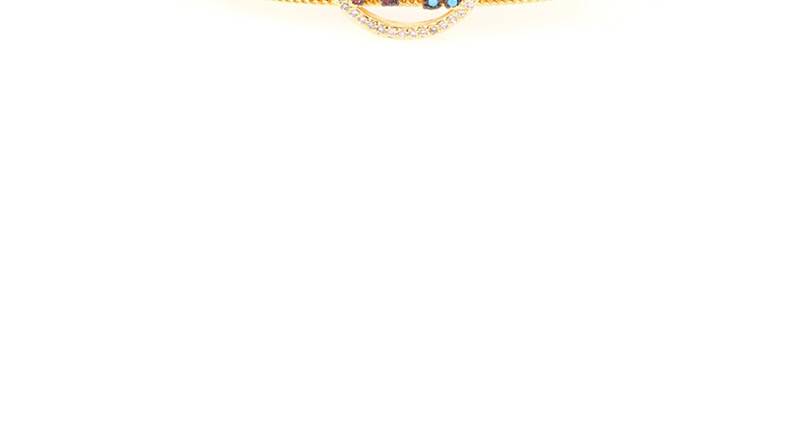 Fashion Gold Micro-inlaid Zircon Boy Girl Real Gold Color Bracelet,Bracelets