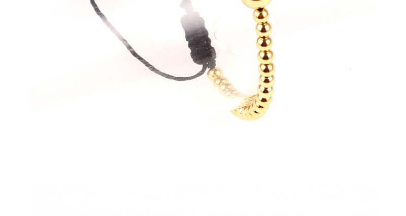 Fashion Gold Micro-studded Steel Ball Bracelet,Bracelets