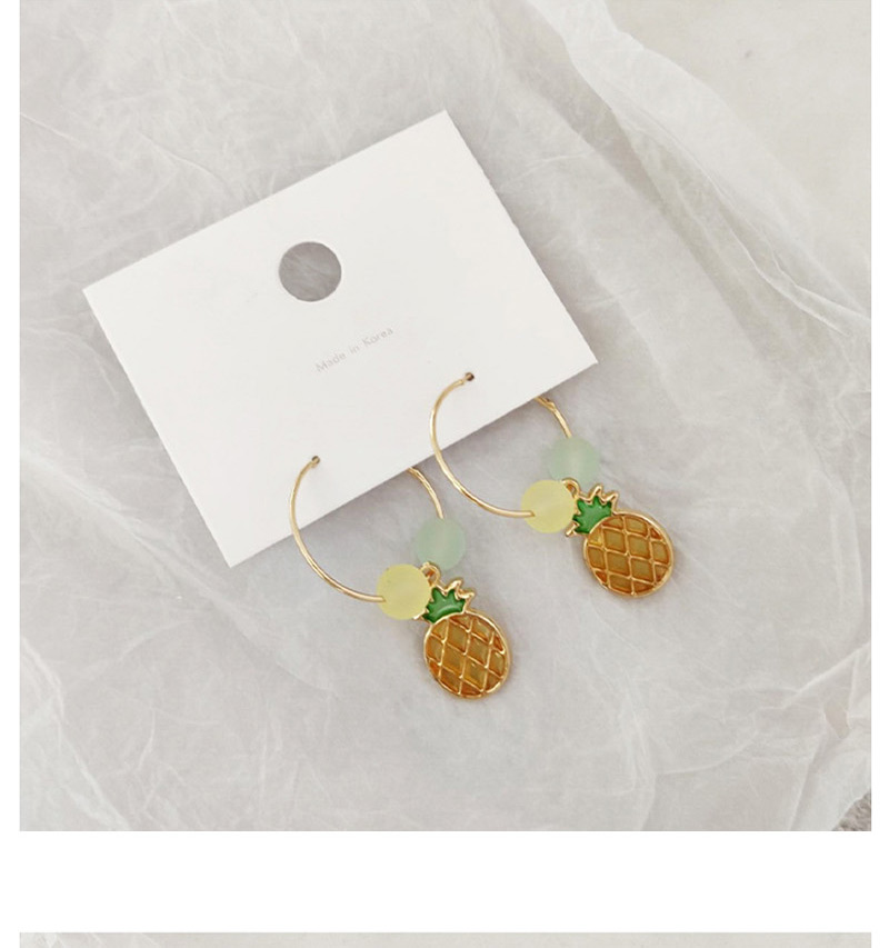 Fashion Watermelon Yellow Fruit Transparent Earrings,Drop Earrings