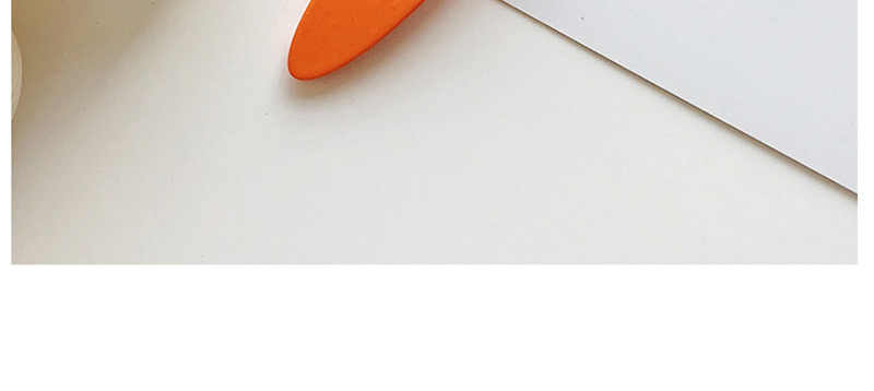 Fashion Orange Wooden Geometric Hair Clip,Hairpins