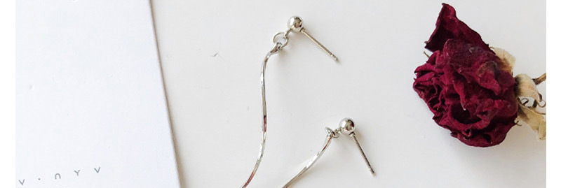 Fashion Silver Pearl Earrings,Drop Earrings
