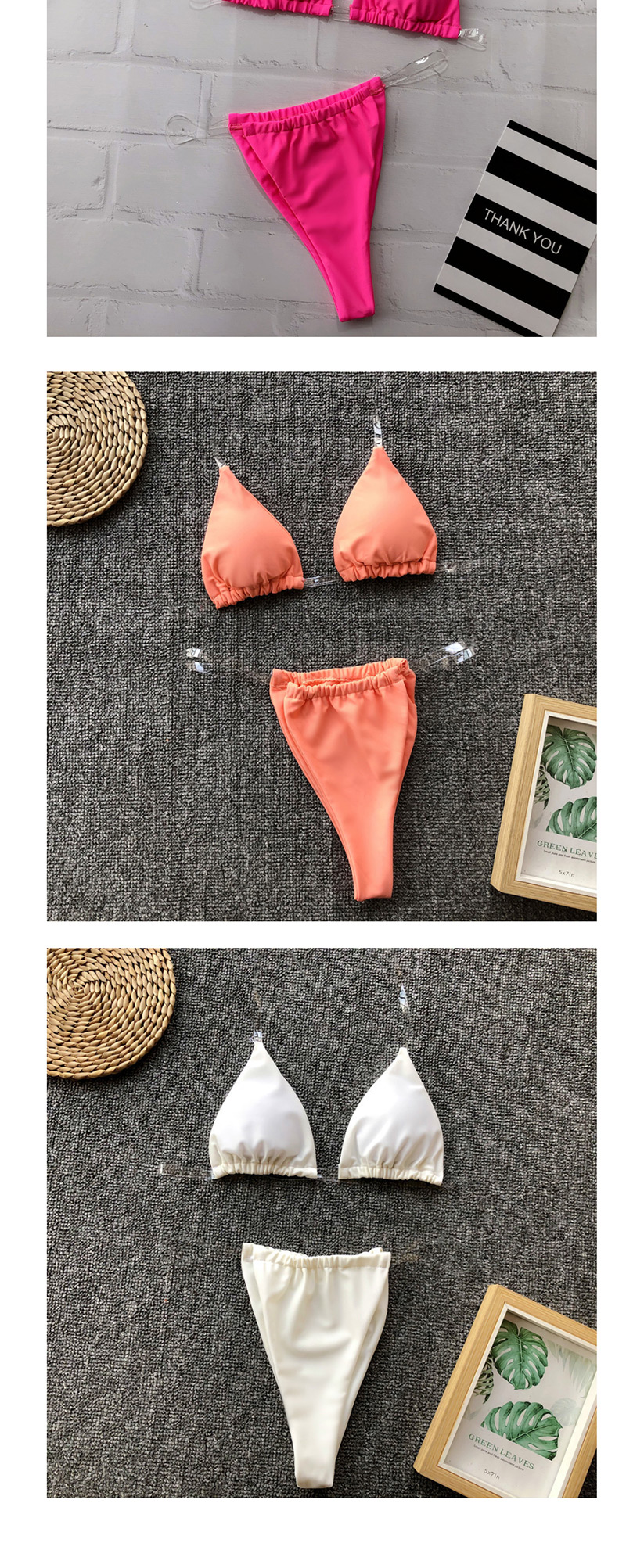Fashion Brown Snake Transparent Belt Bikini,Bikini Sets