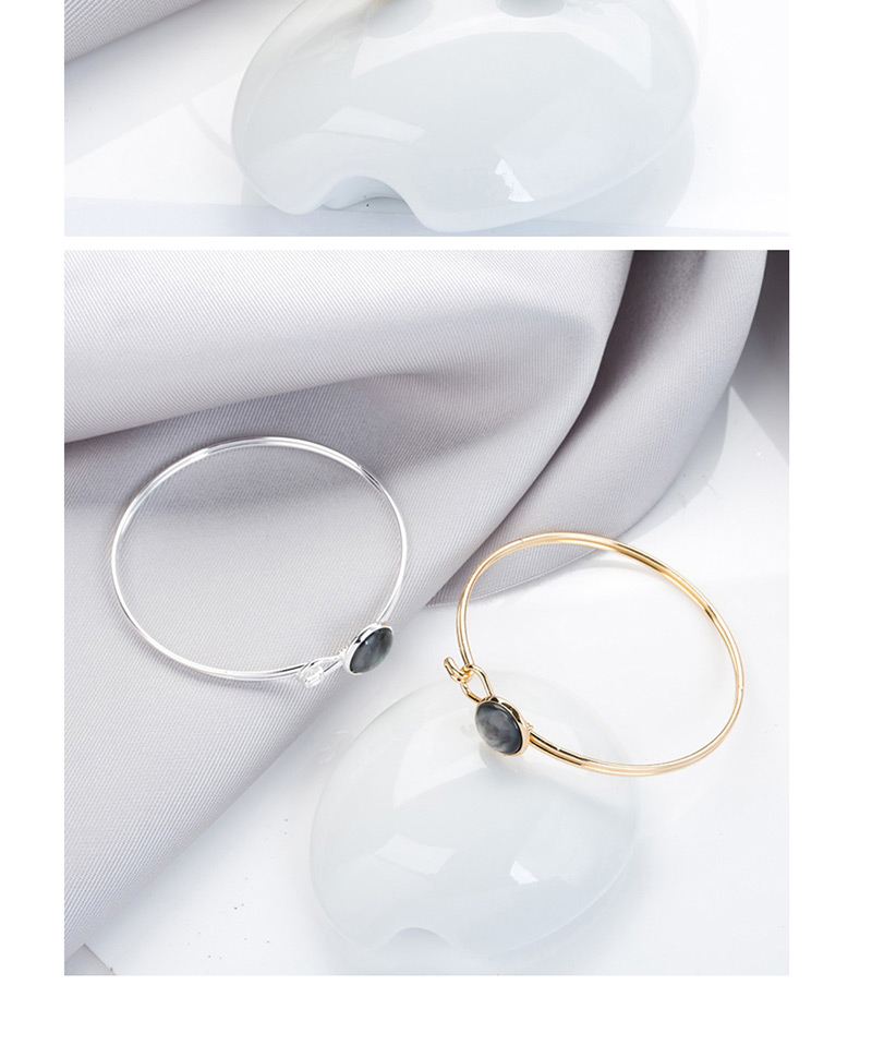 Fashion Silver + Xiaguang Round Fish Scale Bracelet,Fashion Bangles
