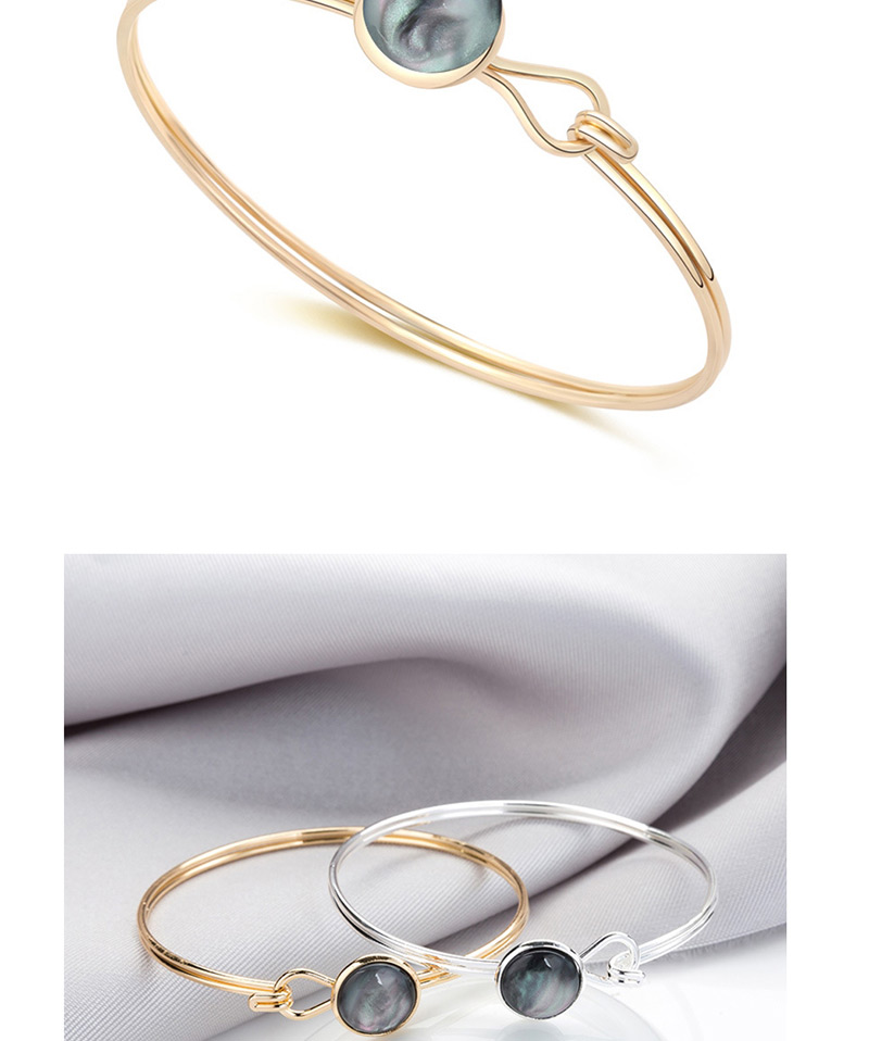 Fashion Golden + Xiaguang Round Fish Scale Bracelet,Fashion Bangles