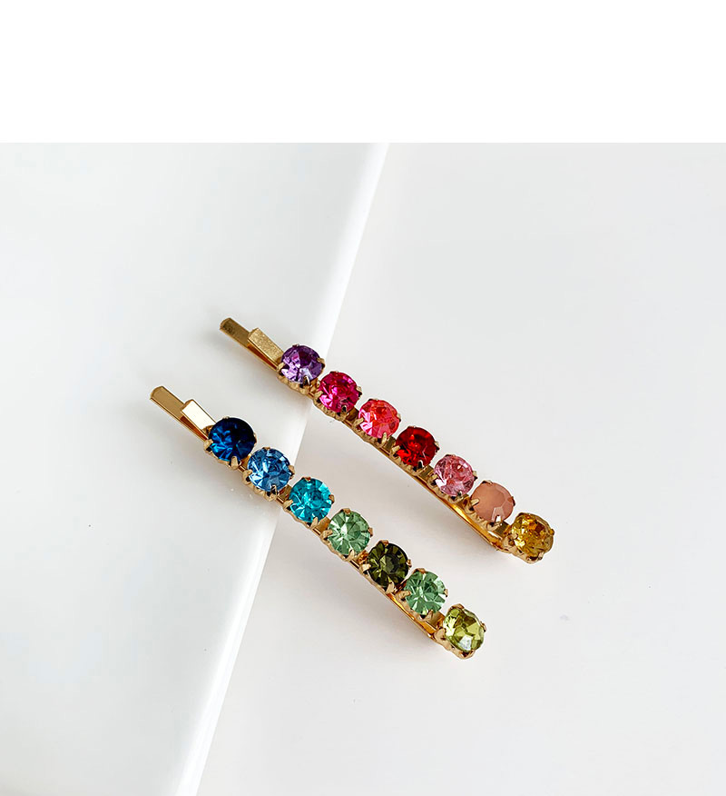 Fashion Color Alloy Diamond Color Hairpin Set,Hairpins