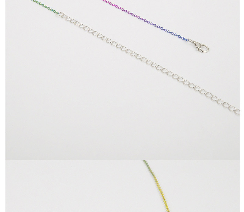 Fashion Color U-shaped Geometric Fringed Chain Body Chain,Body Piercing Jewelry