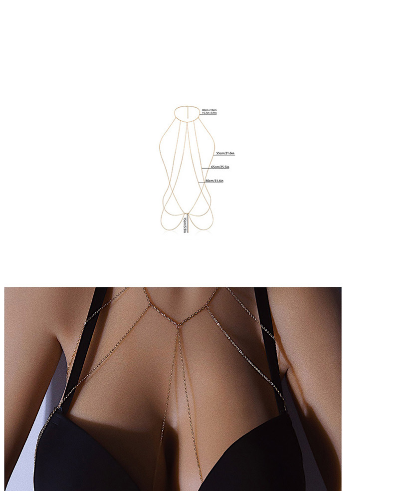 Fashion Gold Chain Multi-layer Body Chain,Body Piercing Jewelry