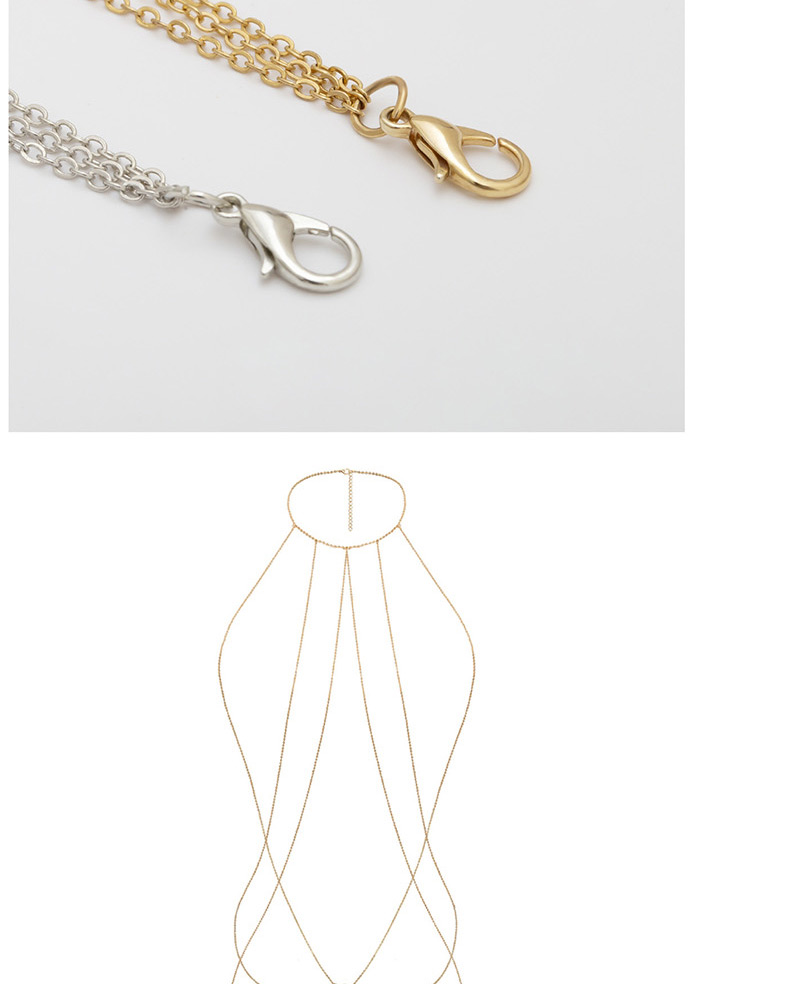 Fashion Gold Chain Multi-layer Body Chain,Body Piercing Jewelry