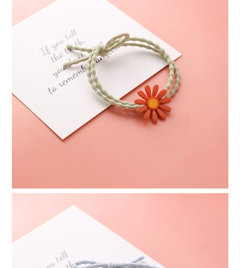 Fashion Yellow Flower Flower Daisy Rubber Band,Hair Ring