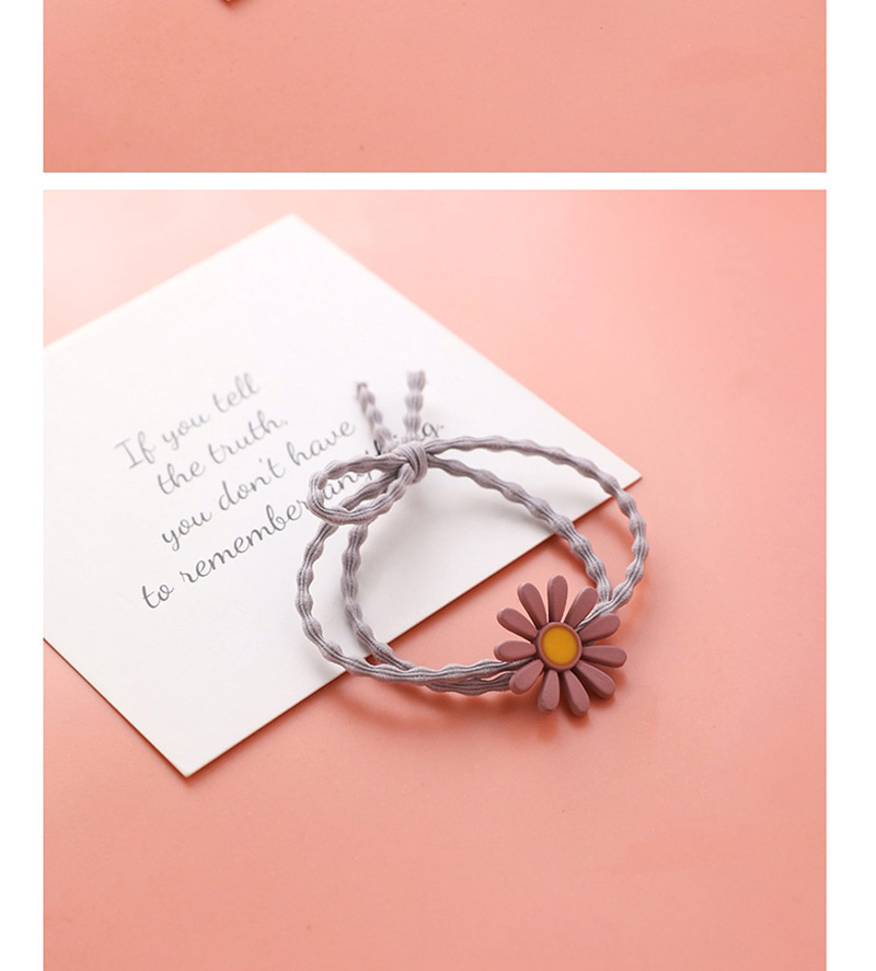 Fashion Orange Flower Flower Daisy Rubber Band,Hair Ring