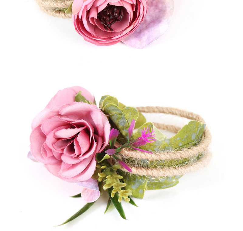 Fashion White Flower Weave Wreath Bracelet,Fashion Bangles