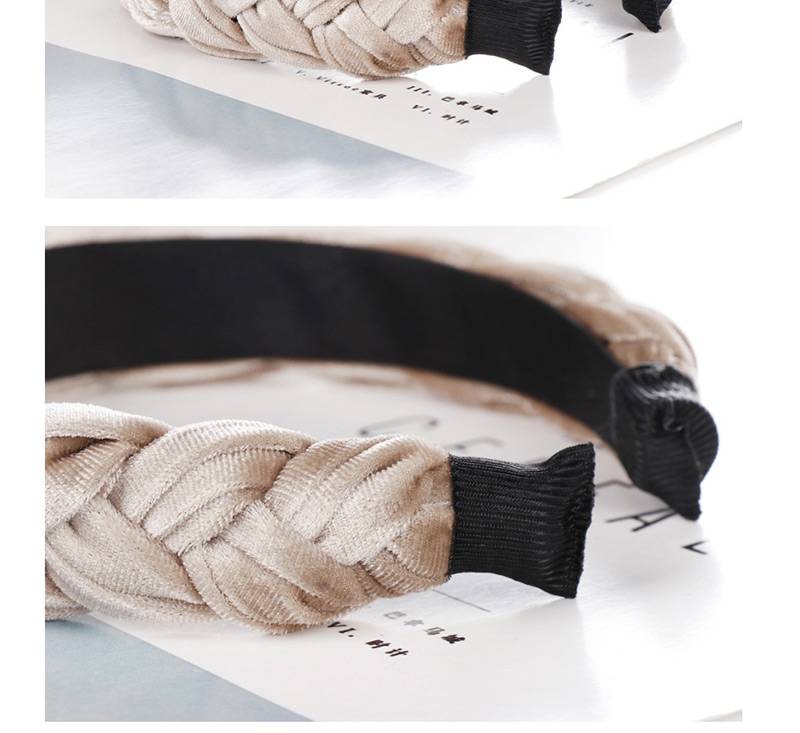 Fashion Khaki Flannel Twist Headband,Head Band