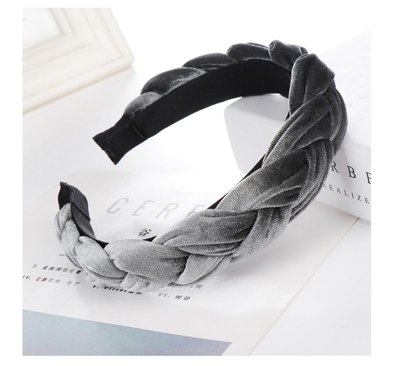 Fashion Black Flannel Twist Headband,Head Band