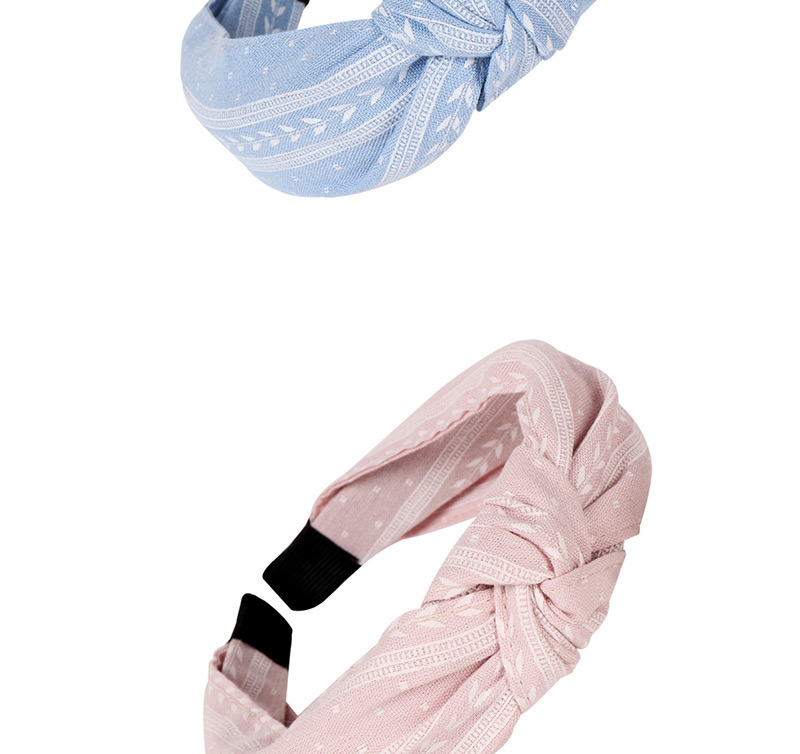 Fashion Pink Cloth Bow Knotted Wide-brimmed Headband,Head Band
