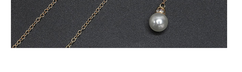 Fashion Silver Metal Pearl Diamond Chain,Sunglasses Chain