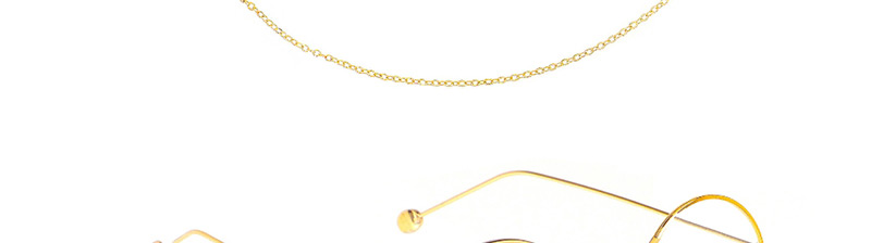 Fashion Gold Metal Triangle Glasses Chain,Sunglasses Chain