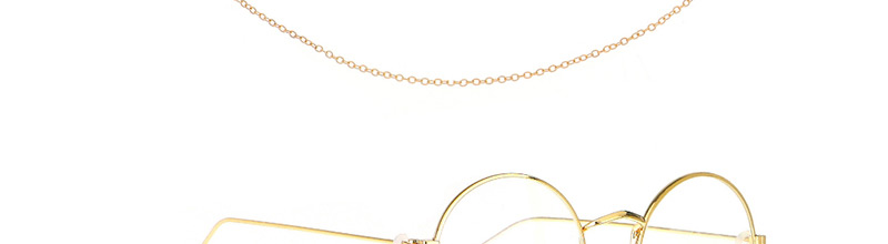 Fashion Gold Diamond Digital 8 Chain Anti-lost Metal Glasses Chain,Sunglasses Chain