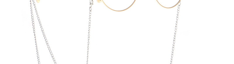 Fashion Silver One Arrow Through The Heart Necklace Glasses Chain Dual Purpose,Sunglasses Chain