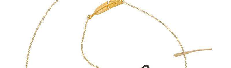 Fashion Gold Metal Feather Chain,Sunglasses Chain